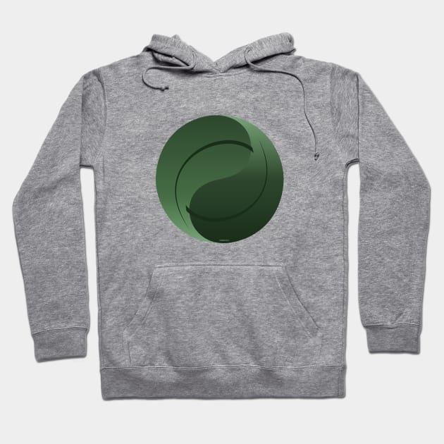 Greenleaf Yin Yang Hoodie by FunkilyMade